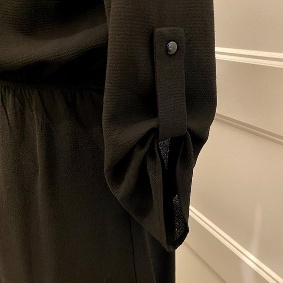 Black Long Tunic or Short Dress sz Medium - Picture 5 of 9